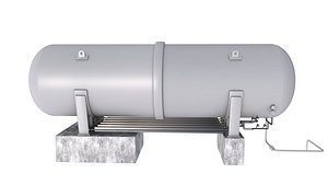 LNG Cryogenic Storage Tank 3D model