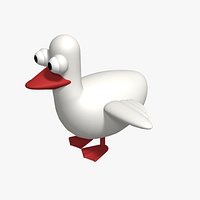 Game Ready Cartoon goose