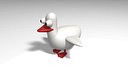 Game Ready Cartoon goose