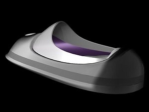 3d science fiction vehicle