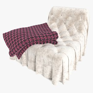 3D model armchair BUSNELLI Bohemien