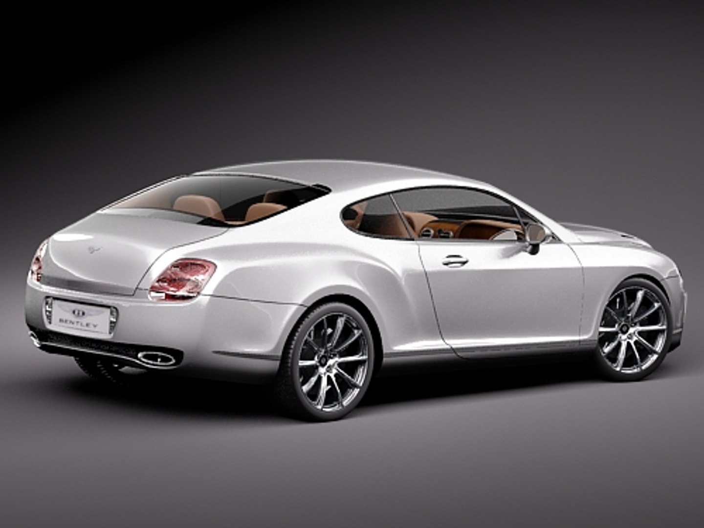 3d bentley continental supersport 2010