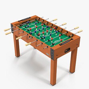 portable mini foosball table 3D model