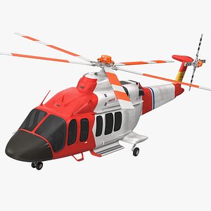 bell 525 relentless paramedic 3D model