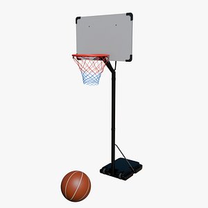 Basketball Hoop with Ball