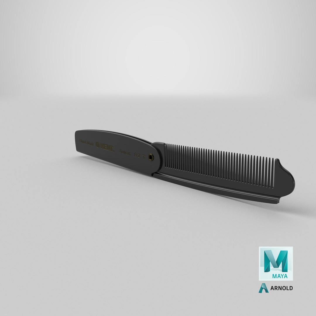 3D kent folding pocket comb https://p.turbosquid.com/ts-thumb/BX/ymnYDf/4T/stemcell_maya_arnold_render/png/1610560249/1920x1080/fit_q87/0a0fdcbfa4bc9c6029811ed4ad6a7bfdd15327af/stemcell_maya_arnold_render.jpg