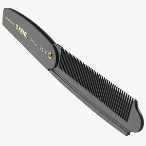 Kent Folding Pocket Comb Black