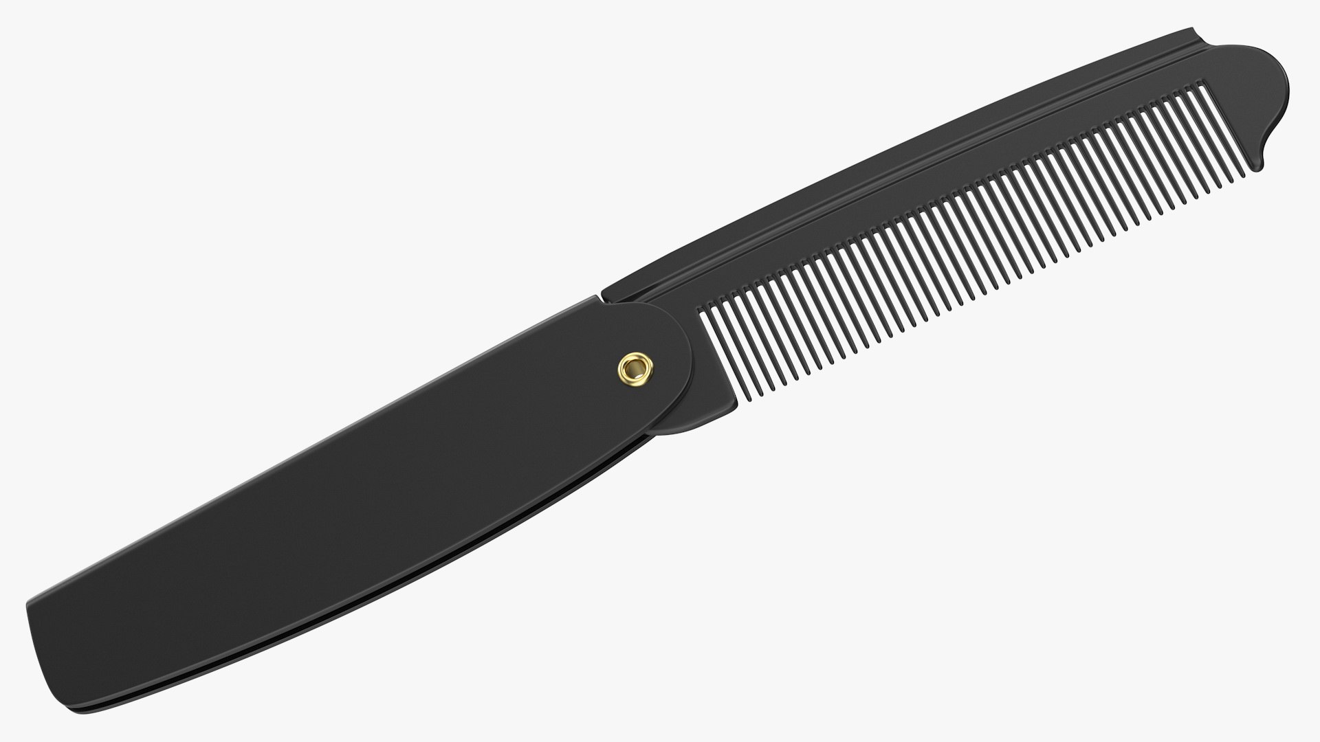 3D kent folding pocket comb https://p.turbosquid.com/ts-thumb/BX/ymnYDf/cDOIWzIf/kentfoldingpocketcombblackmb3dmodel011/jpg/1600531633/1920x1080/fit_q87/3c54534a082f30d76104bb9738fd9a8a64c872ab/kentfoldingpocketcombblackmb3dmodel011.jpg
