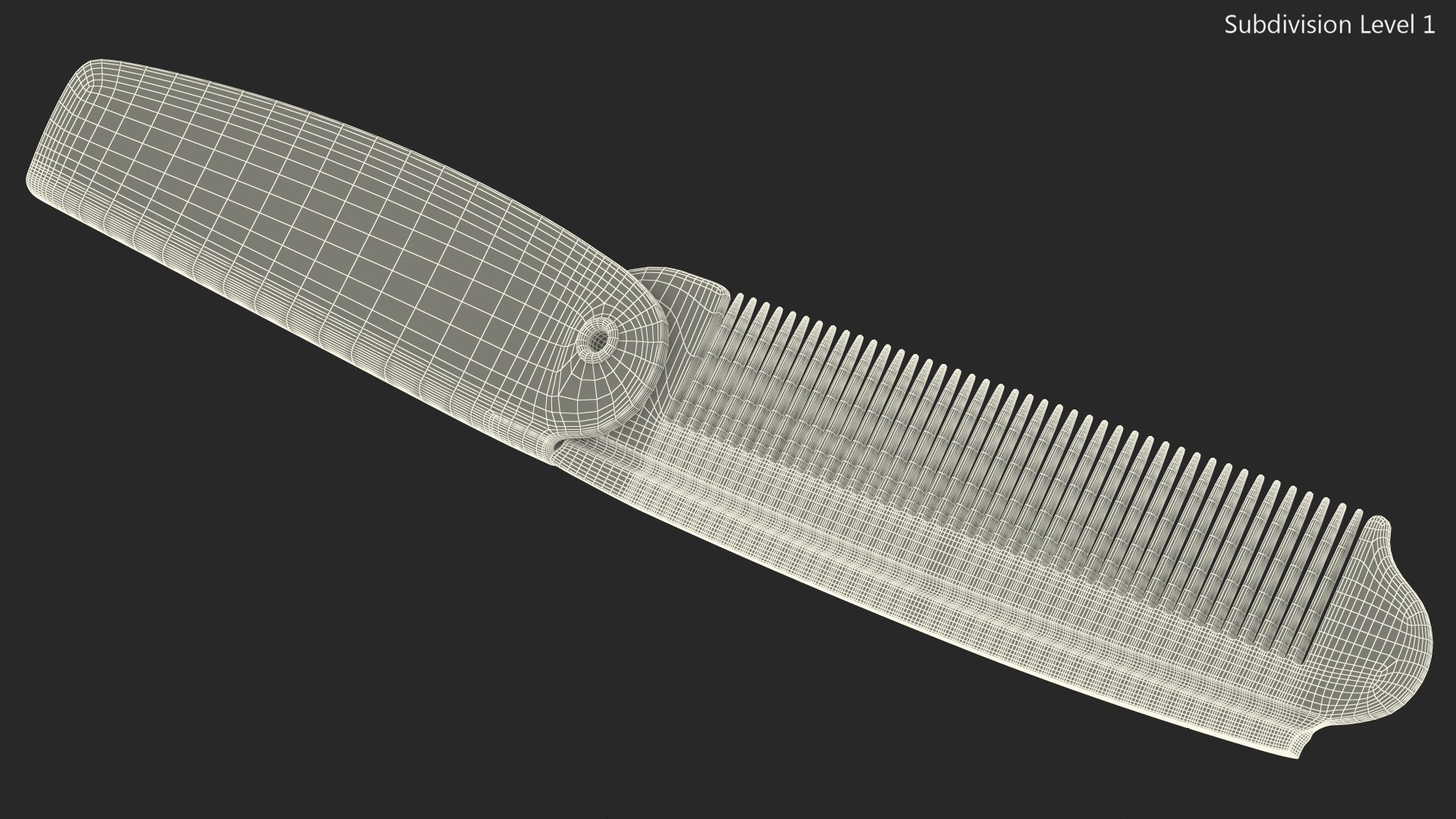 3D kent folding pocket comb https://p.turbosquid.com/ts-thumb/BX/ymnYDf/lCMJfH4p/kentfoldingpocketcombblackmb3dmodel017/jpg/1600531677/1920x1080/fit_q87/b36fc9f1929de5b6e883a92a7a97da1f986df173/kentfoldingpocketcombblackmb3dmodel017.jpg