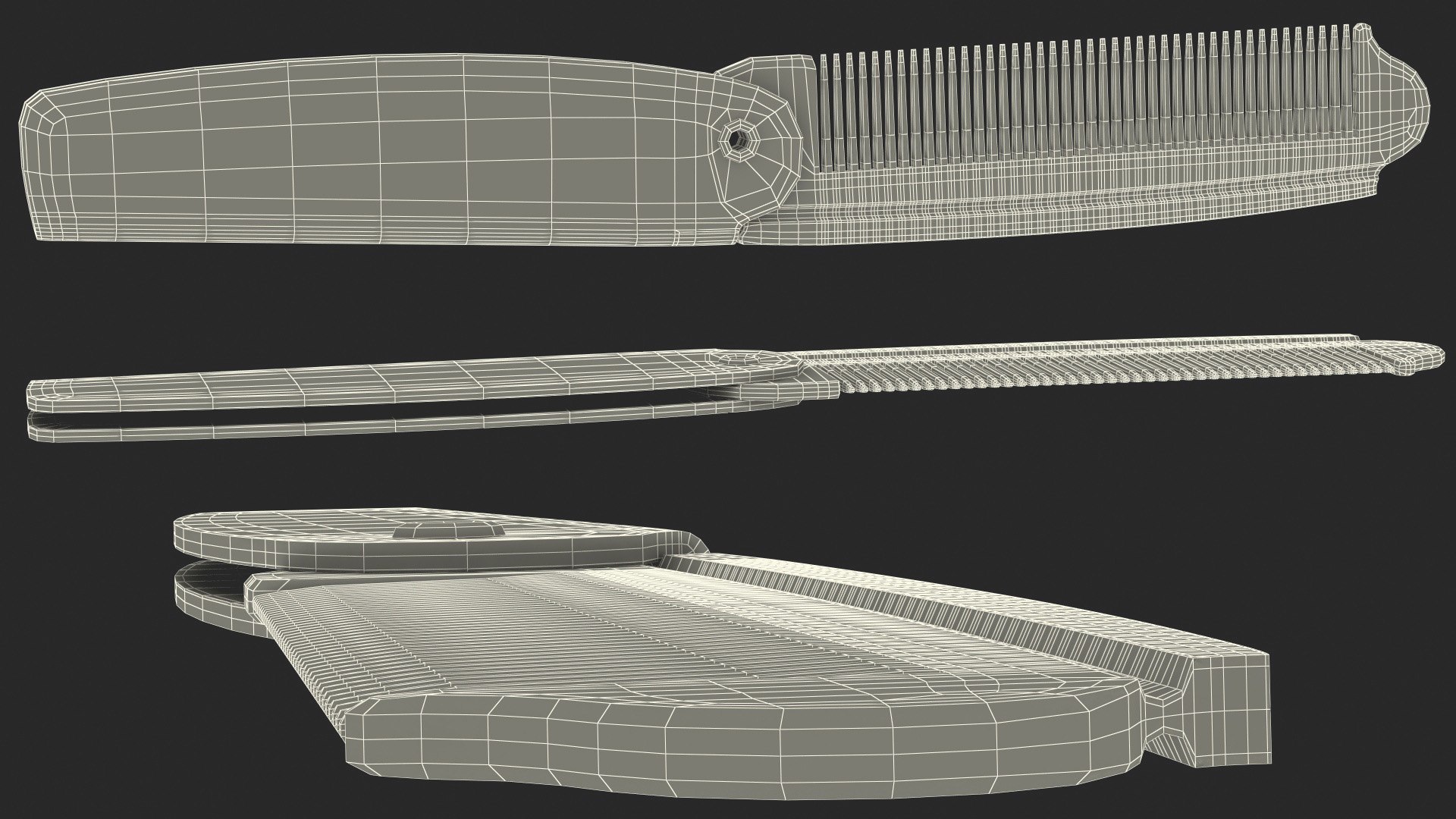 3D kent folding pocket comb https://p.turbosquid.com/ts-thumb/BX/ymnYDf/mltzDvUk/kentfoldingpocketcombblackmb3dmodel025/jpg/1600531739/1920x1080/fit_q87/9e8413b1896027f86a09d8871e7546d9afd91bc3/kentfoldingpocketcombblackmb3dmodel025.jpg