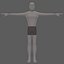 Base mesh man character V27
