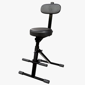 Musician Stool with Backrest