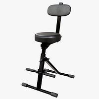 Musician Stool with Backrest