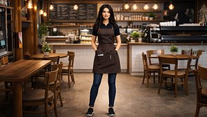 Cafe Staff 3D model