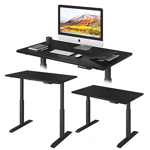 3D Lift Table Black