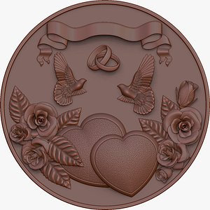Medal for the wedding