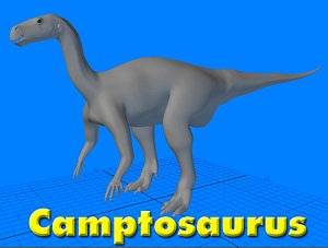 3d model camptosaurus