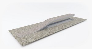 3D pentagon memorial bench