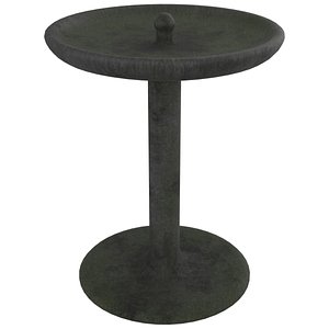 bird bath 3D model