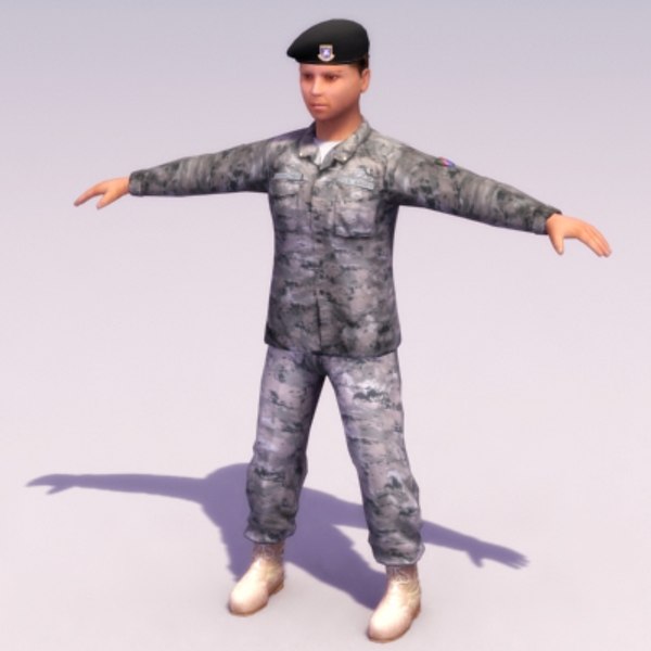 USArmy 여성 NonCom 3D 모델 - TurboSquid 513310