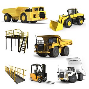 3D Industrial Mining model