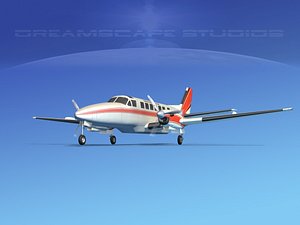 3d beechcraft air model
