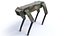 Robot cane militare low poly truccato