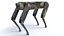 Robot cane militare low poly truccato