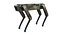 Robot cane militare low poly truccato