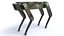 Robot cane militare low poly truccato