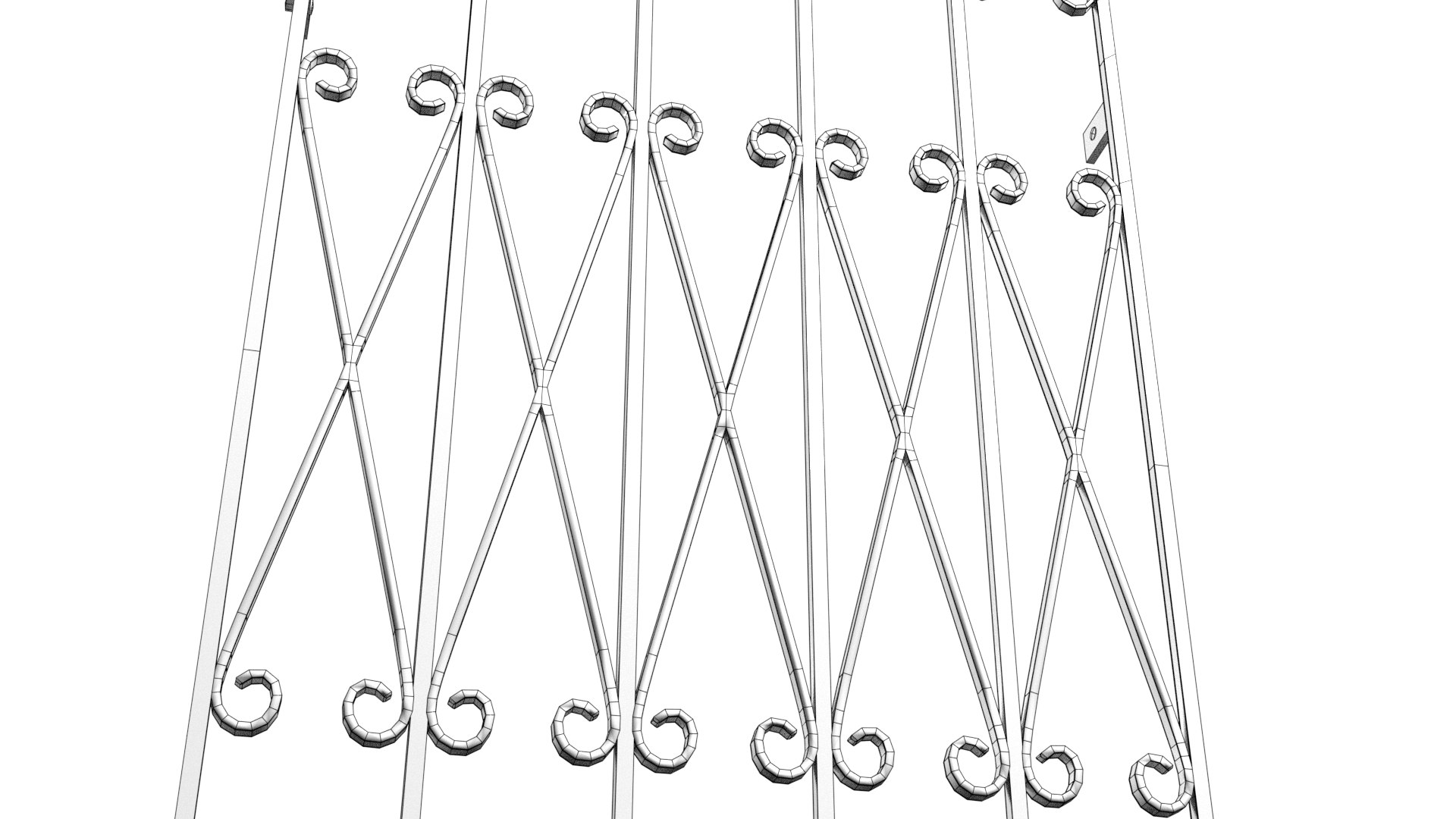 Window Railing Model - TurboSquid 1637161