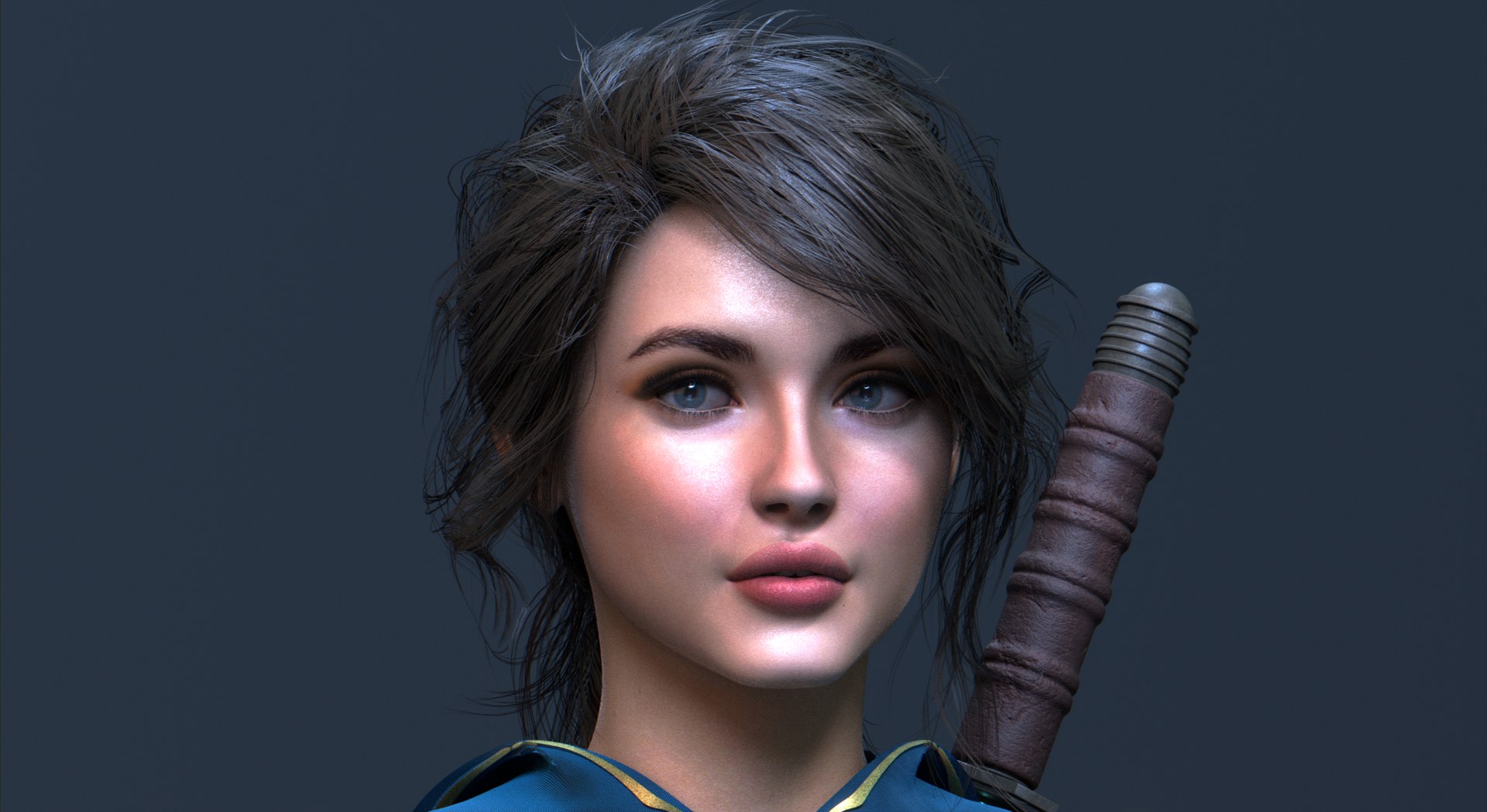 Realistic Female Character Game Ready - Fireheart 3D Model - TurboSquid ...
