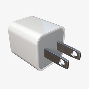 3d model ac power adapter