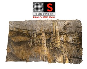 Cave Wall Scan 8K