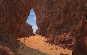 Cave Desert Rock Environment 3D