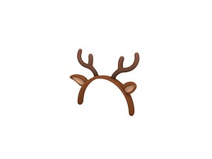 3D deer ear headband model