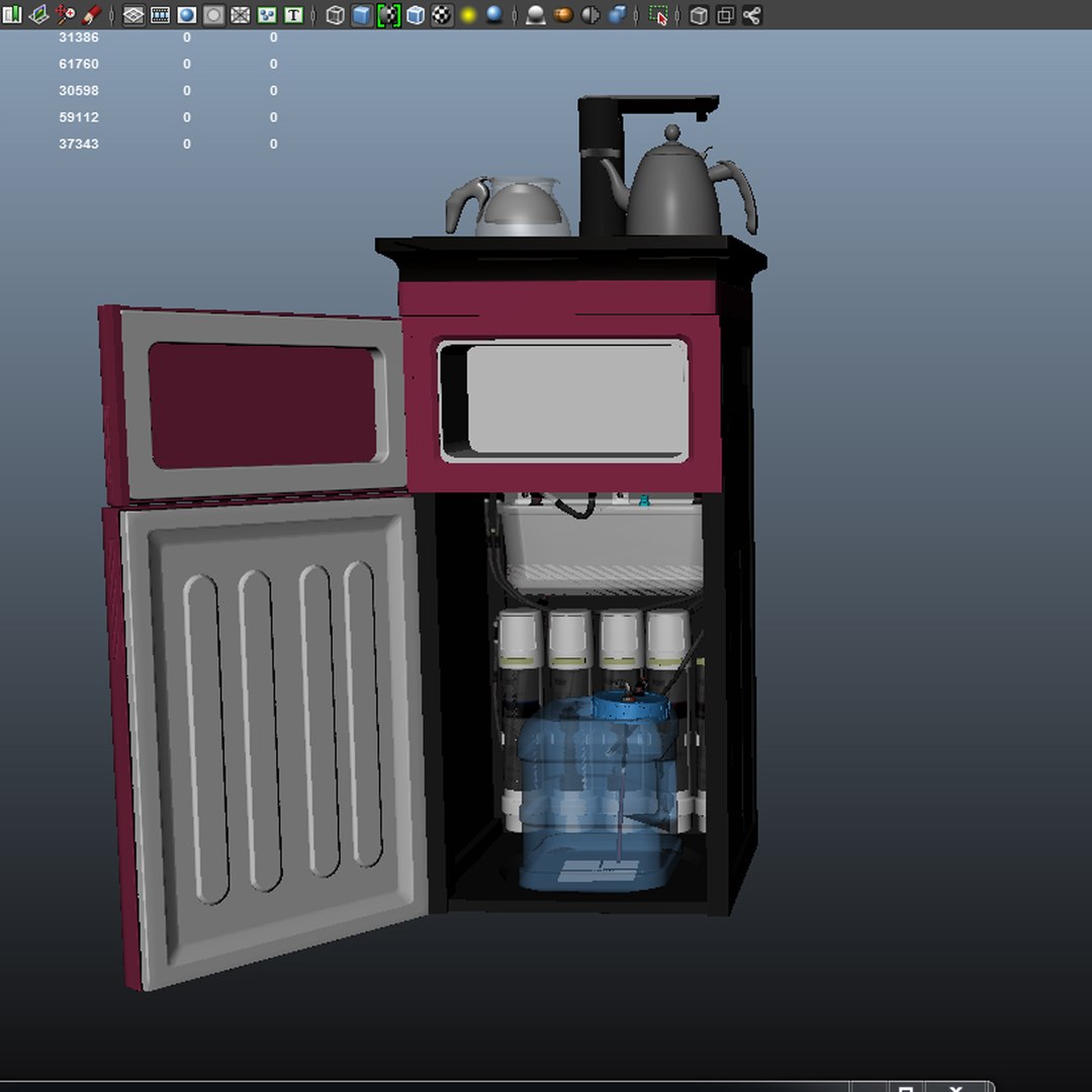 3D Water Dispenser Model - TurboSquid 1380638
