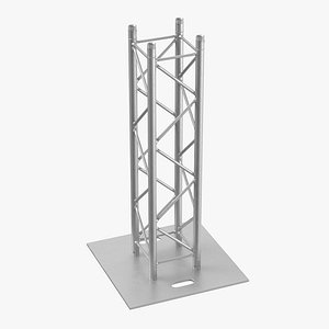 3D stage truss pillar 01 model