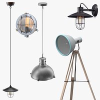 Industrial Lamps Collection 3