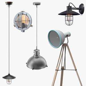 Industrial Lamps Collection 3