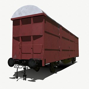 Railroad Car 3D