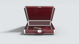 laos Money Briefcase 3D