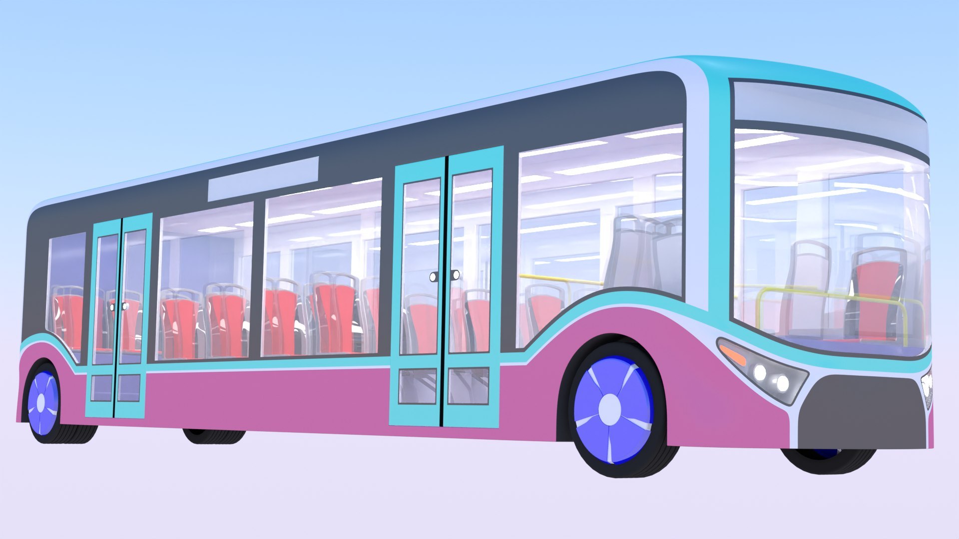 3D Model Public Transport Bundle - TurboSquid 2380851