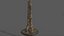 3D model Ancient pillar PBR low-poly game ready