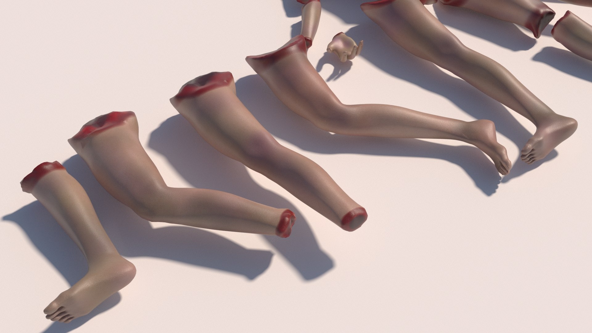 3D Body Parts With Textures - TurboSquid 2098942
