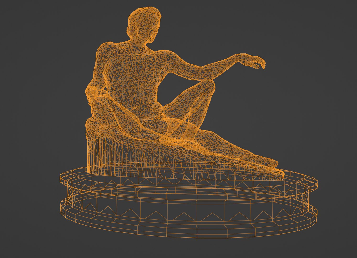 Low Poly Creation Of Adam Statue 3D Model - TurboSquid 2226292