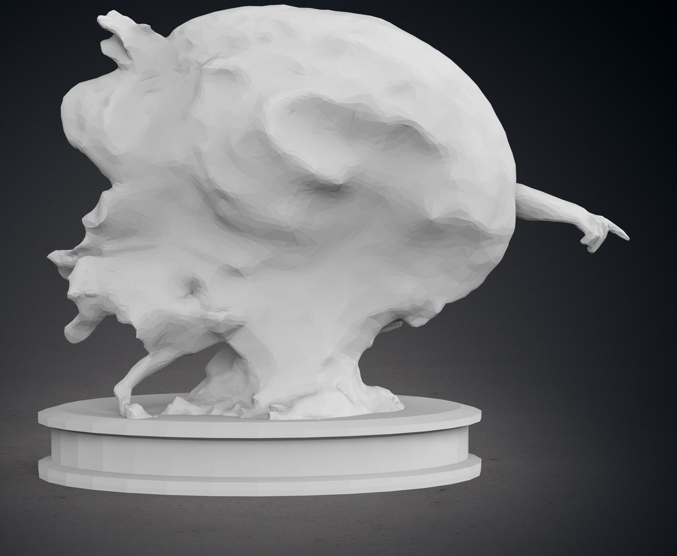Low Poly Creation Of Adam Statue 3D Model - TurboSquid 2226292