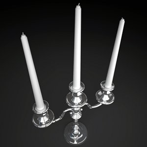 3d candelabra model