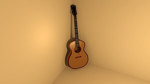 free acoustic guitar 3d model