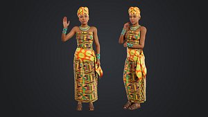 African Women Rigged model